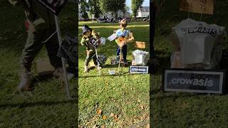 Crowasis at Gracehill Scarecrow Festival County Antrim shorts festival scarecrow oasis [upl. by Akeit]