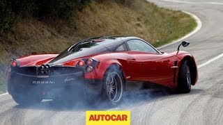 New Pagani Huayra driven 720bhp 230mph  Autocar [upl. by Scammon727]