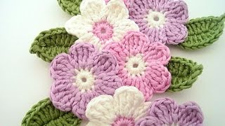 TUTORIAL FLOR A CROCHET II [upl. by Rick]