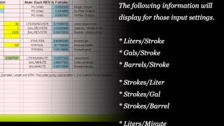 Pump Strokes per volume calculations [upl. by Puett11]