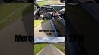 0100KMH ACCELERATION IN THE MERCEDES S500 47 V8🚗💨 shorts youtubeshorts foryou [upl. by Aicram]