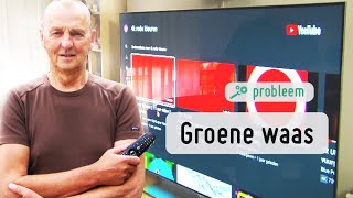 Ingebrande logos op dure oledtelevisie  LG en Philips  Groene waas [upl. by Ikairik138]