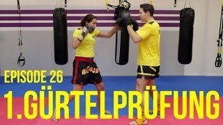 Kickbox Training 26  Erster Gürtel  Prüfungsvorbereitung  Kickboxen  Boxen lernen  Köln [upl. by Airemahs]