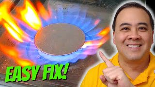 Kenmore gas stove Burner WONT START or Ignite EASY FIX [upl. by Nyrehtac]