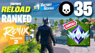 OG CHAPTER 2 Reload RANKED Fortnite  High Kill Solo Zero Build Gameplay  Keyboard amp Mouse [upl. by Tahpos]