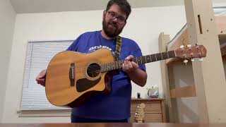 McGarvey music gear storiesreview episode 1 fender 6 string acoustic [upl. by Platas276]