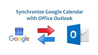 How to Synchronize Google Calendar with Outlook 365 2016 2013 2010 and 2007 [upl. by Salome984]