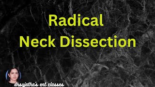 229Radical neck dissection indication contraindication procedure surgeryeducation neckdissection [upl. by Nnayhs420]