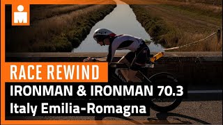 2023 IRONMAN amp IRONMAN 703 Italy EmiliaRomagna Race Rewind [upl. by Ettellocin435]