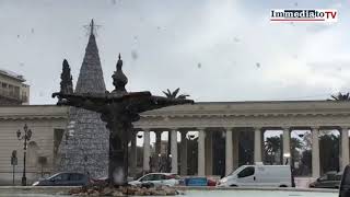 LA NEVE A FOGGIA 4 GENNAIO 2019 [upl. by Aziul]