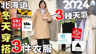 2024版【日本‧北海道冬天穿什麼】基本3件3種不同天氣環境搭配下雪穿搭道民來分享What to wear in Hokkaido and Japan Winter [upl. by Donadee]