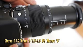 Sigma 18200mm f3563 OS Macro C lens review with samples [upl. by Accissej]