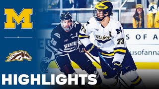 Michigan vs Western Michigan  NCAA College Hockey  Highlights  November 30 2024 [upl. by Nayr954]