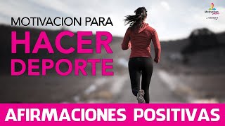 MOTIVACION para HACER DEPORTE 🏃🏼‍♀️🏋️‍♀️con AFIRMACIONES POSITIVAS 20 minutos [upl. by Seigler]