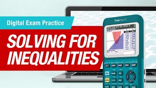 How to use Boolean Logic to quickly evaluate an inequality on the exam TI84 family [upl. by Harmony]