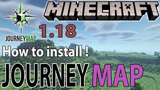 JourneyMap Mod showcase  How to get JourneyMap in minecraft 118 [upl. by Cate]