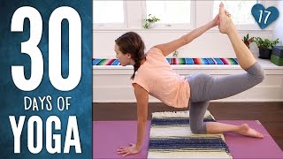 Day 17  Happiness Boost Yoga  30 Days of Yoga [upl. by Foushee]