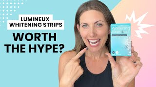 Are Lumineux Teeth Whitening Strips Worth the Hype [upl. by Onitsuj]