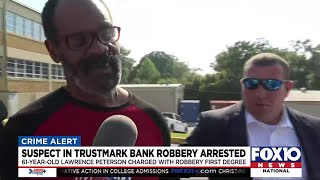 Suspect in Trustmark bank robbery arrested [upl. by Remas]