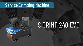 TECHMAFLEX  CRIMPING MACHINE  S CRIMP 240 EVO [upl. by Valery]