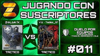 Jugando con suscriptores  0011  COD Mobile Táctico vs Táctico [upl. by Ennasus]