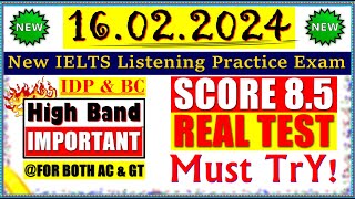 IELTS LISTENING PRACTICE TEST 2024 WITH ANSWERS  16022024 [upl. by Aldos]