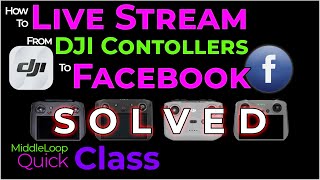 Livestream to Facebook from a DJI Drone  SOLVED [upl. by Becket]