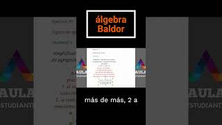 Solución álgebra de Baldor ejercicio 31 [upl. by Nellie]