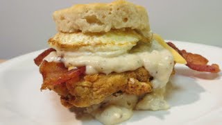 Country Fried Chicken Biscuit [upl. by Otiv]