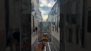 Take a ride on the Elevador da Bica in Lisbon Lisbon ElevadordaBica travellisbon travelblogger [upl. by Aeht734]