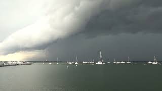 A SUPERCELL THUNDERSTORM ROLLED IN FAIRHAVEN MA AUG 26 2024 [upl. by Deanna299]