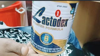 Lactodex Starter Milk Powder Review  New Born Baby Food छोटे बच्चे को कब और कौनसा मिल्क पाउडर दे [upl. by Harbison]