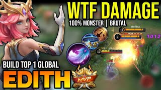 EDITH BEST BUILD 2023  BUILD TOP 1 GLOBAL EDITH GAMEPLAY  MOBILE LEGENDS✓ [upl. by Naahsar]