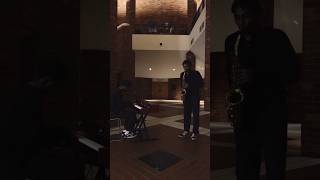 Beautiful playing of saxophone amp piano😍 Caleb Arredondo saxophone saxophonelife relaxingmusic [upl. by Edita]