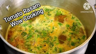 Tomato RasamSouth Indian RecipesEasy Lunch RecipesRasam RecipeWow Cooking [upl. by Dara]