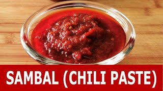 Sambal belacan recipe How to make the best Malaysian sambal [upl. by Llorre673]