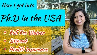 How to get into PhD in the USA as an International Student  Full Funding  Stipend [upl. by Bigod333]