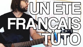 🎸 Cours de guitare  Un été Français  Indochine tuto [upl. by Cilurzo378]