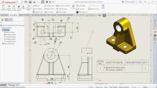 Solidworks tutorial Basics of Drawing [upl. by Namrej]