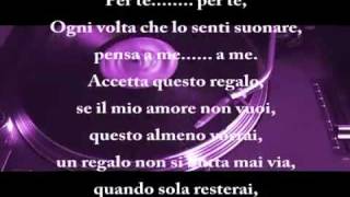 Pensiero d Amore  testo [upl. by Tory]