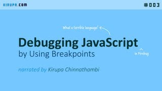 Debugging JavaScript by Using Breakpoints [upl. by Dessma670]