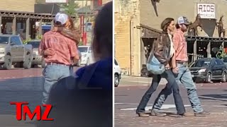 Bella Hadid Making Out With Real Life Cowboy Adan Banuelos  TMZ Exclusive [upl. by Mera]