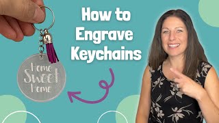 Engraving Acrylic Keychains with Perfect Alignment with the Cricut Maker [upl. by Hecklau]