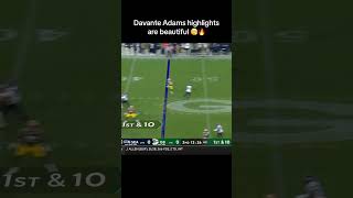 Davante Adams Greenbay highlights nfl football highlights footballshorts nfl nflfootball [upl. by Britt]