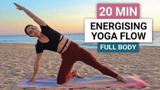 20 Min Energising Yoga Flow  Fun amp Playful Full Body Yoga [upl. by Marilou370]