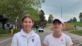 Chagrin Falls Girls Golfers recap day one of state tournament [upl. by Ahseket]