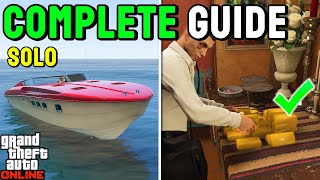 UPDATED GTA Online Cayo Perico Heist SOLO Guide Gold  Elite Finale [upl. by Nwahsad]