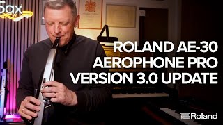 Roland Aerophone Pro Version 30 Update Overview [upl. by Enelehcim]