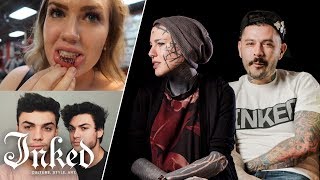 Tattoo Artists React To YouTubers Tattoos 2  Tattoo Artists Answer [upl. by Sissel]