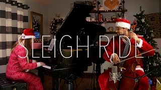 Sleigh Ride Cello  Piano Cover  Brooklyn Duo [upl. by Ursala]